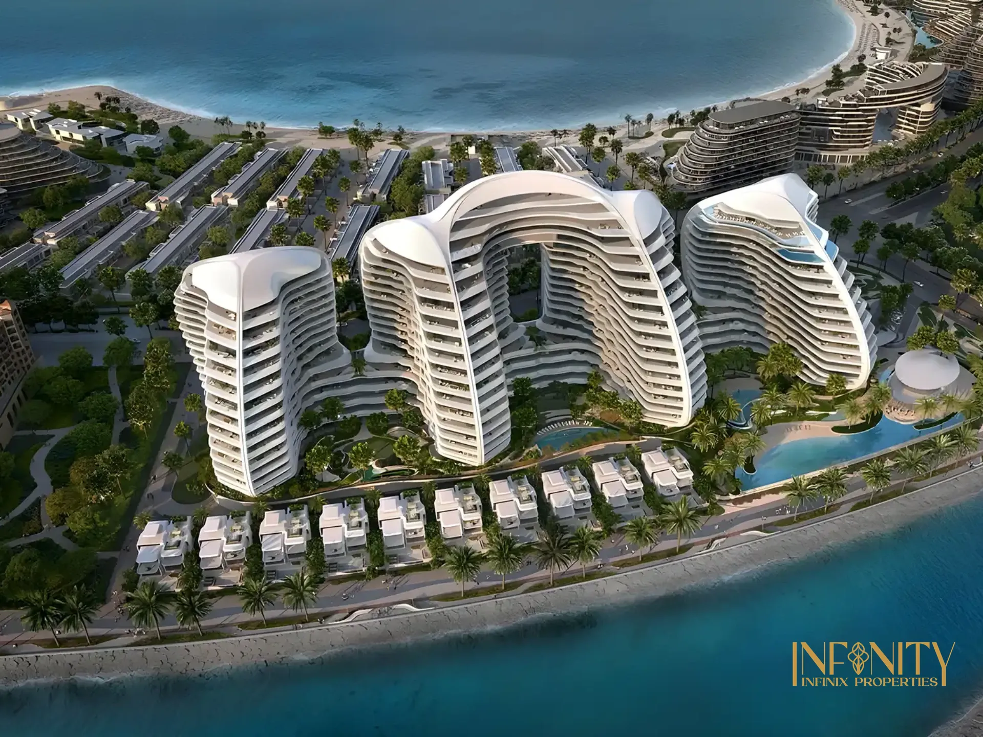 Oystra at Al Marjan Island by Zaha Hadid